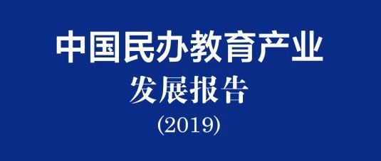 《2019中国民办教育蓝皮书》内容介绍