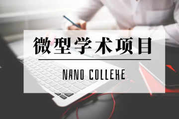 线上微型学术项目Nano college介绍